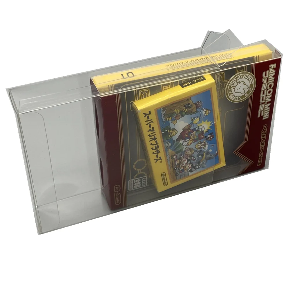 Collection Display Box For Nintendo GBA FC mini Game Storage Transparent Boxes TEP Shell Clear Collect Case