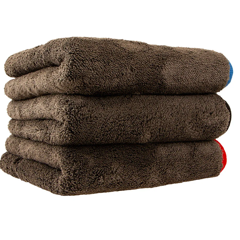 

Premium Car Washing Towel Thick Absorbent Cleaning Cloth Fast Dry Scratch Free Sponge Brush Tool For Vehicle Boat Truck