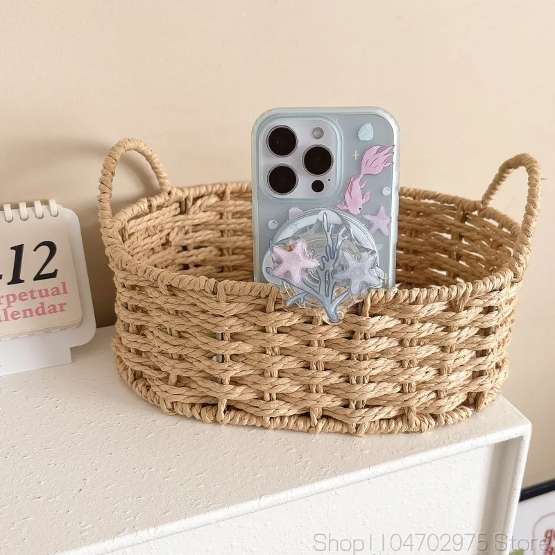 Coreano simpatico cartone animato corallo ruota stella supporto magnetico per telefono supporto Griptok Grip Tok supporto per iPhone 15 per accessori Magsafe