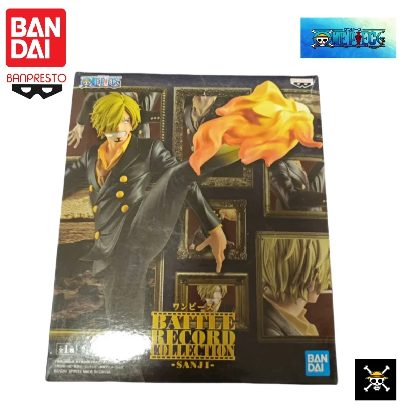 

100% Bandai Original InStock One Piece Banpresto Персонажи BRC 21CMSanji Фигурка Модель Куклы Совершенно новая фигурка гаража в штучной упаковке