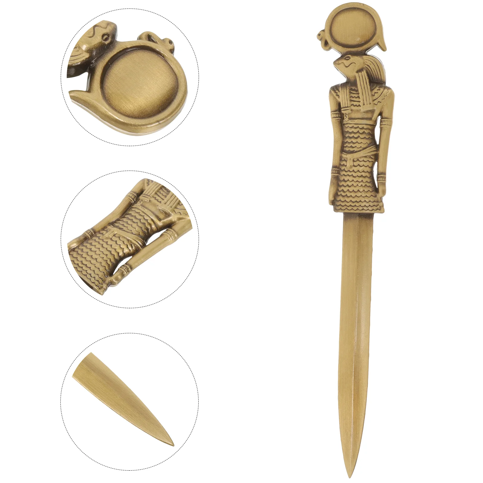 Vintage Letter Opener Openers European Style to Envelope Paper Slitters Opening Tool Zinc Alloy Office Portable Package