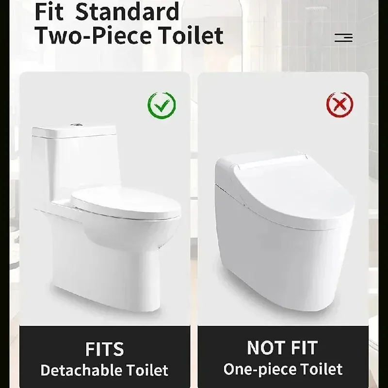 non-electric self cleaning dual nozzle bidet toilet seat attachment for home frontal & rear wash fresh water easy install