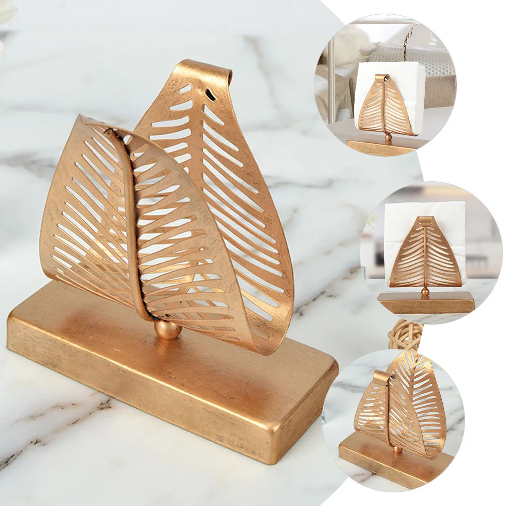 

Metal Iron Napkin Holder Pumpkin Shape Standing Tissue Dispenser for Table Kitchen Party Decor Table Napkin Holder
