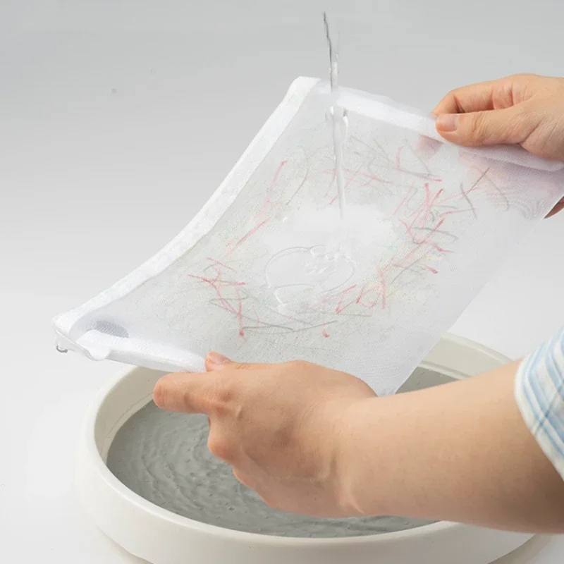 Transparent Storage Bag for Building Blocks, Puzzle Pieces, and Small Toys 5