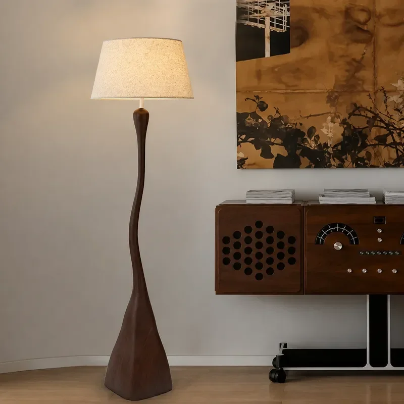 Simple Nordic Italian Medieval Style Floor Lamp for Bedroom Study Living Room Sofa Vertical Atmosphere Lighting Decoration