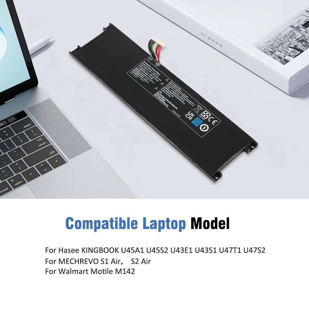 ETESBAY PF4WN-03-17-3S1P-0 Laptop Battery For Hasee KINGBOOK For MECHREVO S1 Air S2Motile M142Air ForAir For Walmart Motile M142