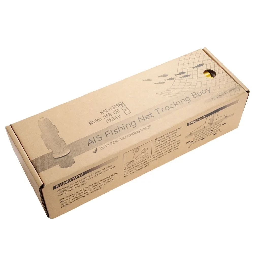 

Matsutec HAB-120S HAB120 Измеритель рыболовного буя Отправить Информация о местоположении AIS EPIRB IPX7 Водонепроницаемый GPS-трекер с защитой от потери + кнопка SOS