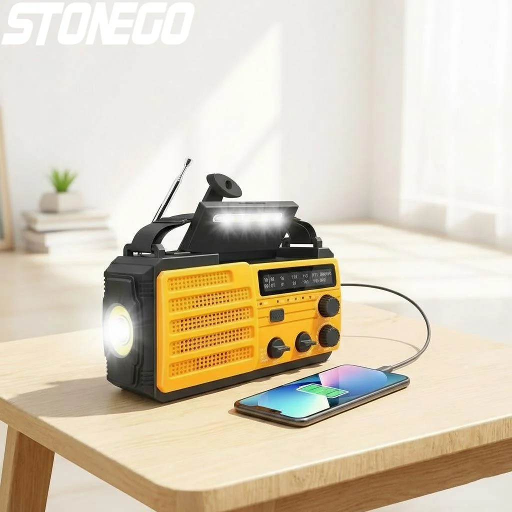 emergency-solar-hand-crank-rechargeable-flashlight-radio-multi-functional-led-light-survival-gear-outdoor-safety