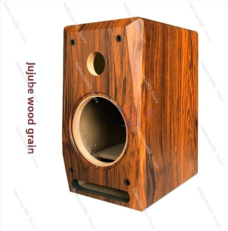 

6.5-inch Wooden Speaker Enclosure, Empty Box With Maze Design For Bookshelf, DIY Car Audio Shell, Customizable Sound Housing