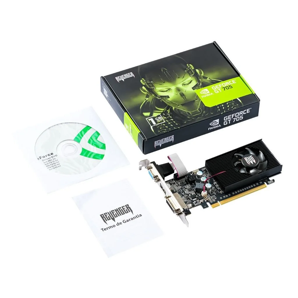 Placa De Vídeo Nvidia Revenger Gt 705 Revenger 1gb Ddr3 Hdmi