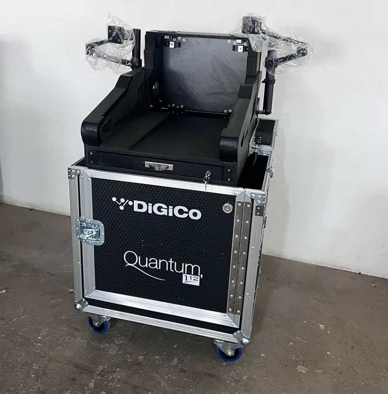 1Year Warranty Separate Hydraulic DIGICO Quantum Flightcase Hydraulic Flip Mixer Flight Case Tool Case  Audio Equipment