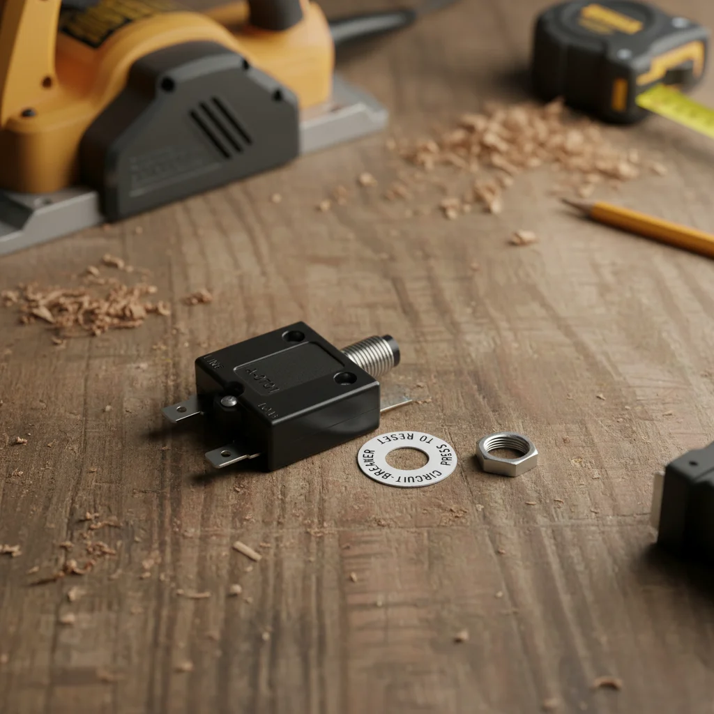 Reemplazo de disyuntor 5140000-19 Compatible con DeWalt = disyuntor para herramientas eléctricas cepilladoras DW733 DW734 DW735 nuevo