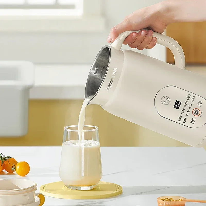 Máquina de leche de soja Joyoung de 600ml, máquina multifunción para hacer leche de soja sin filtro, licuadora de alimentos autolimpiante de alta temperatura