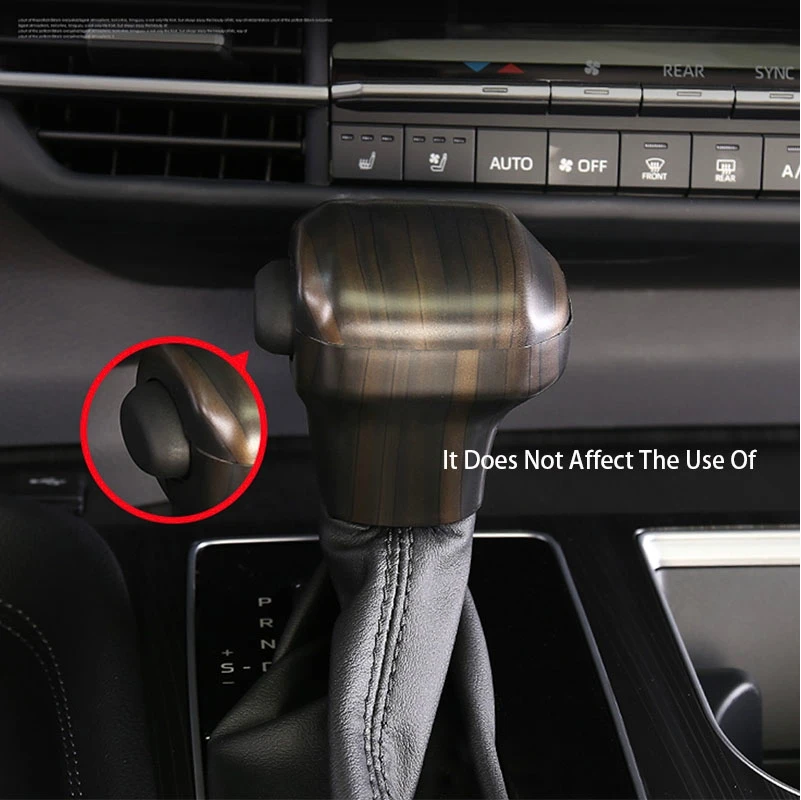 Interior Accessories Transmission Gear Shift Shifter Knob Gear Head Handle Cover Trim For Toyota Sienna XL40 2021 2022 2023