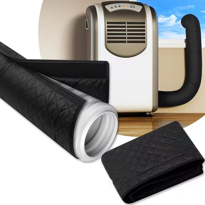 Portable Universal Fit AC Exhaust Pipe Thermal Wrap Insulating Protective Sleeve for Portable Air Conditioner Hose