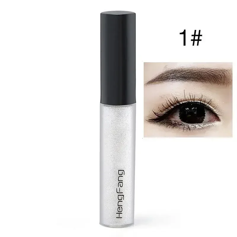 Hengfang Brand Professional Liquid Eyeliner Glitter Eyes Makeup Party Eye Liner Shimmer Waterproof Cosmetics Beauty 8 Colors