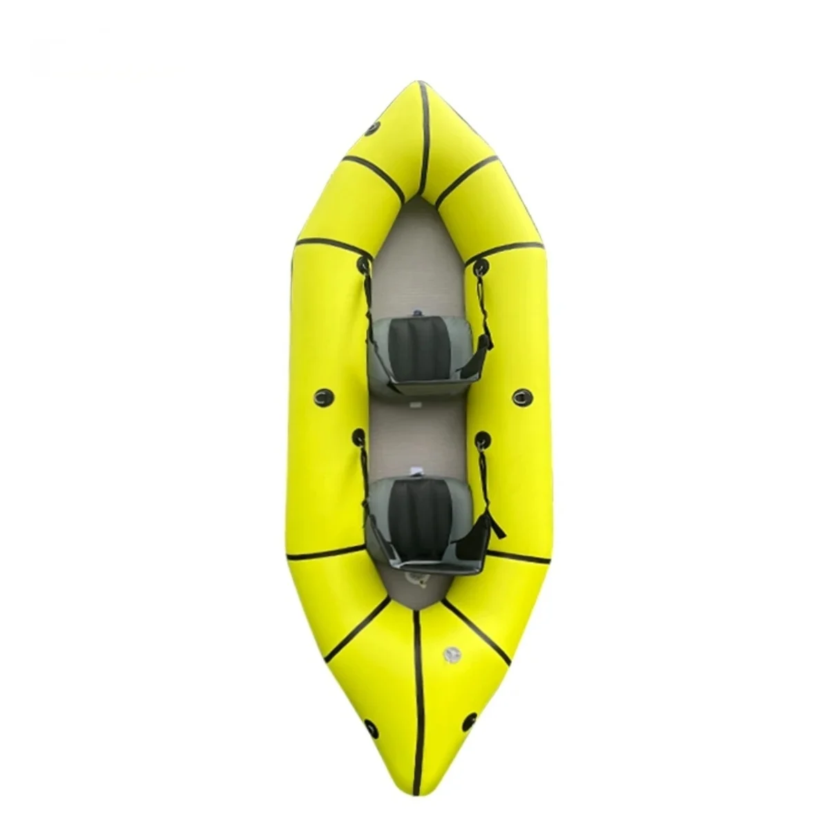 Cheap Colorful Pvc & Tpu Inflatable 2 Person 300cm Kayak with Drop Stitch Mat  Boat Kayaks Sport Fishing