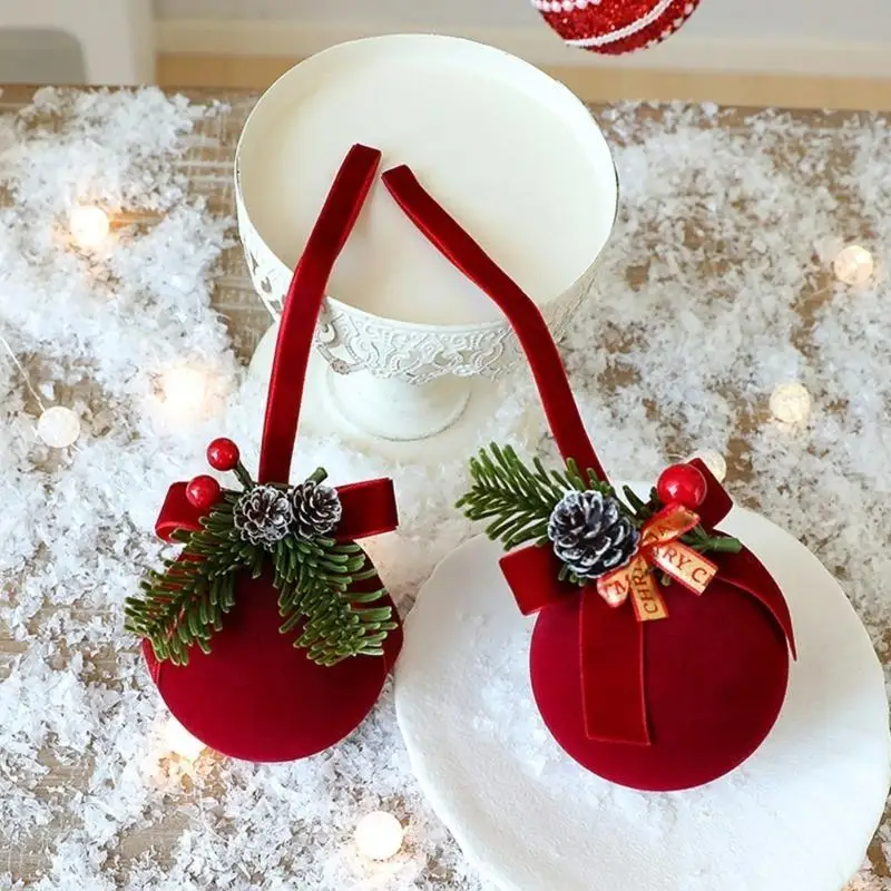 Nordic Bells Christmas Ornament Christmas Tree Decorations Christmas Ball Small Hanging Pendant