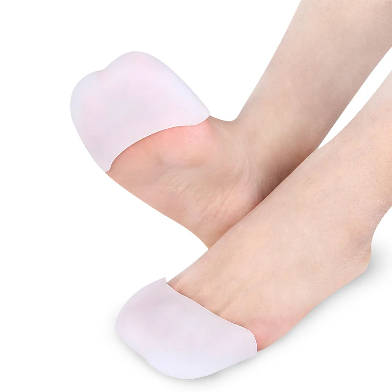 1/2/5pcs Toe Sleeves Gel Sock Pads Topper Cover Protector Pouch Men Toe Protection Cushion for Foot Metatarsal Ballet Pointe Cap