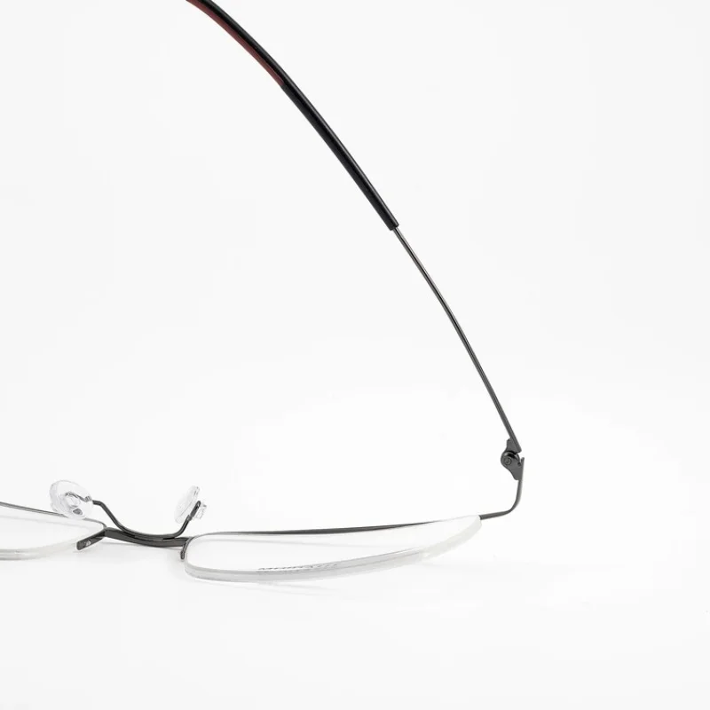 Belight البصرية مربع الشكل خفيفة للغاية الكلاسيكية نصف بدون شفة تصميم الرجال النساء التيتانيوم النظارات إطار مشهد 5502