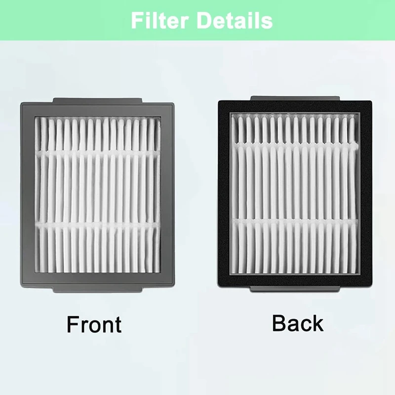 10 عبوات من فلاتر HEPA و6 عبوات من أكياس الغبار المكنسة الكهربائية لسلسلة Roomba I&E I7 I7+ I8 I3 I6+/Plus E5 E6 E7 ملحقات المكنسة الكهربائية