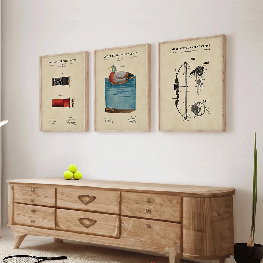 Affiches d'art vintage sur l'é - Outdoor Hunting Paintings avis et prix