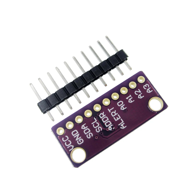 Modul I2C ADS1115 16 Bit ADC 4 channel, dengan penguat mendapatkan yang dapat diprogram 2.0V hingga 5.5V RPi