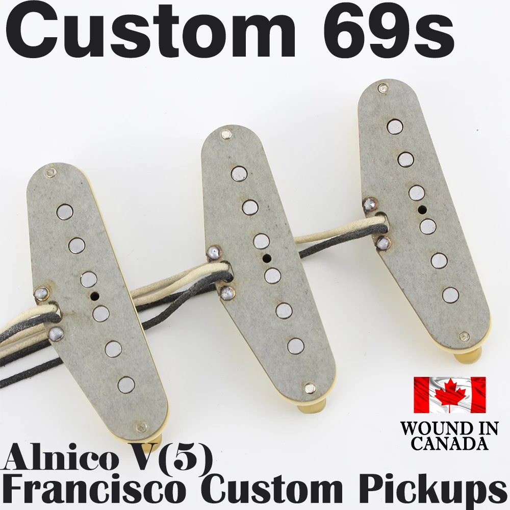 ST Electric Guitar Pickups  69s  Hand-made Alnico V SSS Porcelain Steel High-quality Copper Wire Winding Process