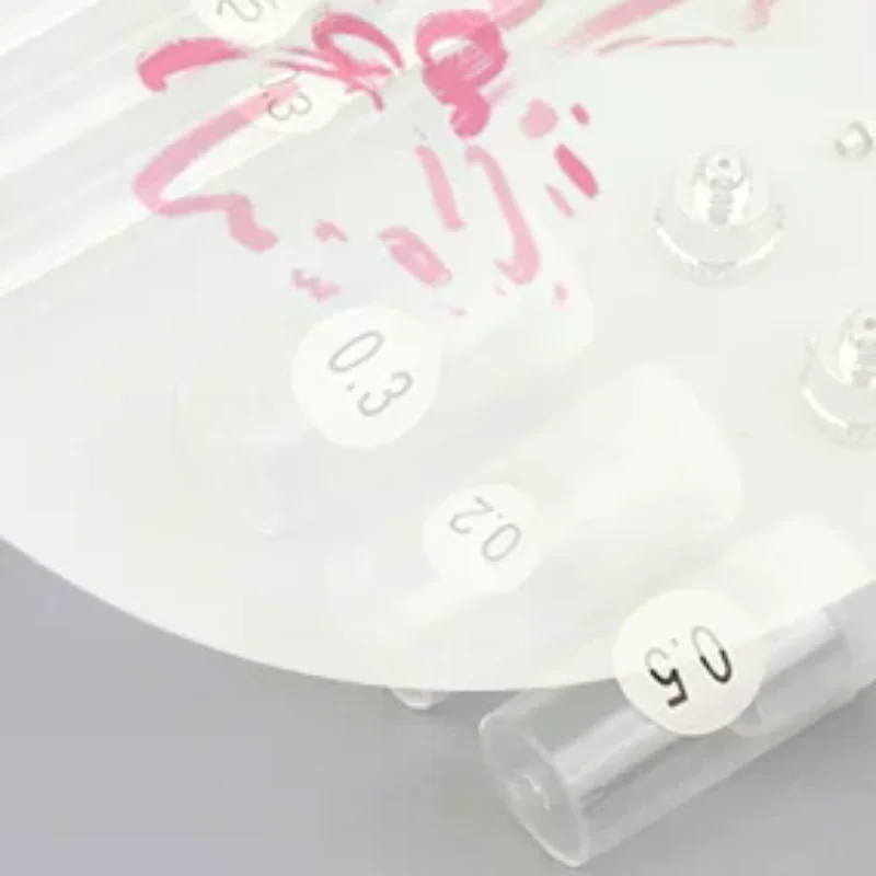 3/10 قطعة مجموعة قطع غيار البخاخة مع 0.2/0.3/0.5 مللي متر فوهة البخاخة ، إبرة البخاخة ، غطاء فوهة البخاخة مفتاح ربط صغير