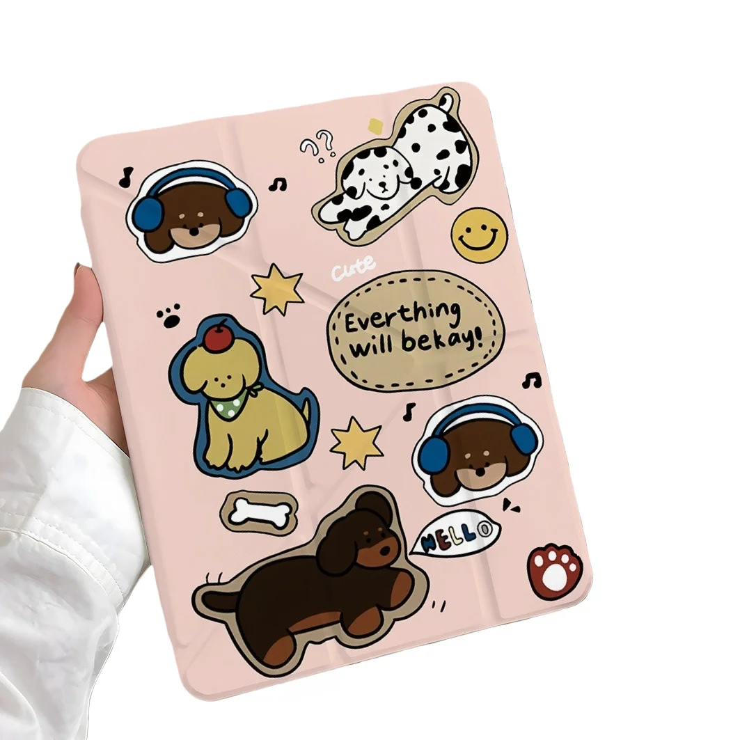 

Чехол для планшета с разъемом для наушников для собаки и ручки для iPad Pro 2024 2022 2021 2020 2019 2018 2017 11 10 9 8 7 6 5 Air7 6 5 4 3 2 1 Cover