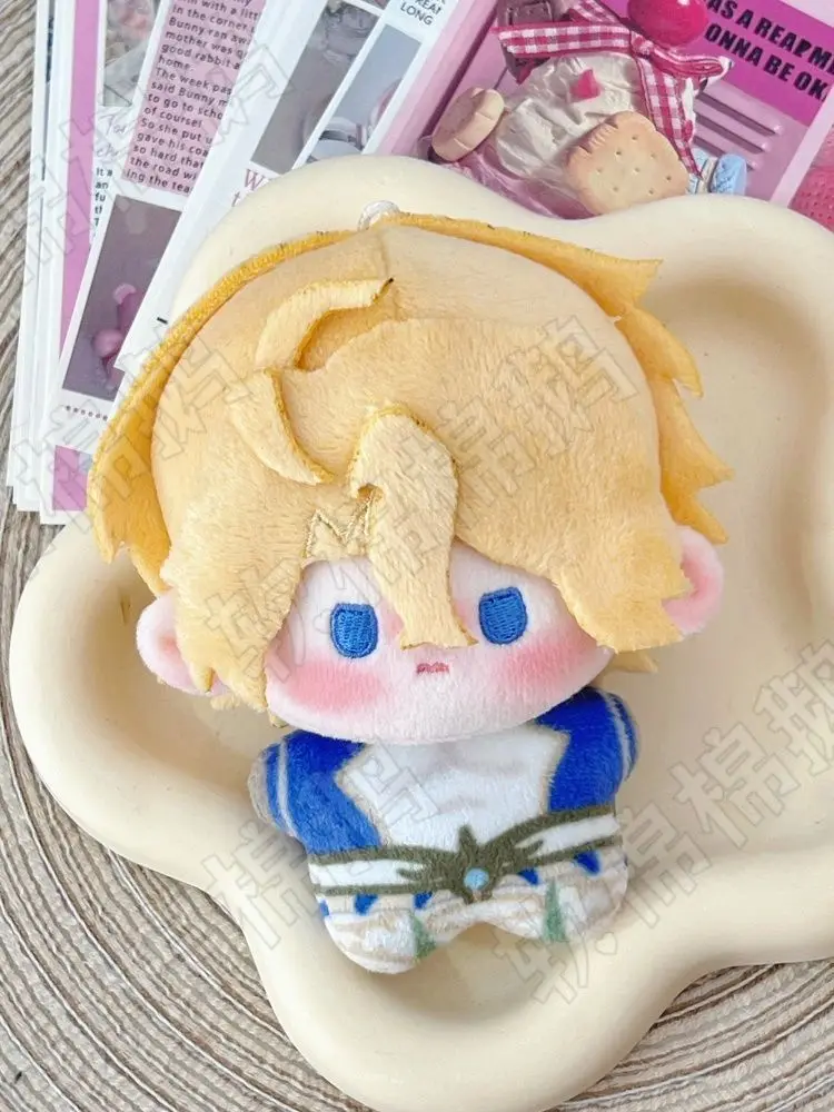 10cm Stuffed Record of Ragnarok Buddha Poseidon Plushie Anime Apollo Beelzebub Figures Plush Doll Toys Keychain Pendant Gift view 6