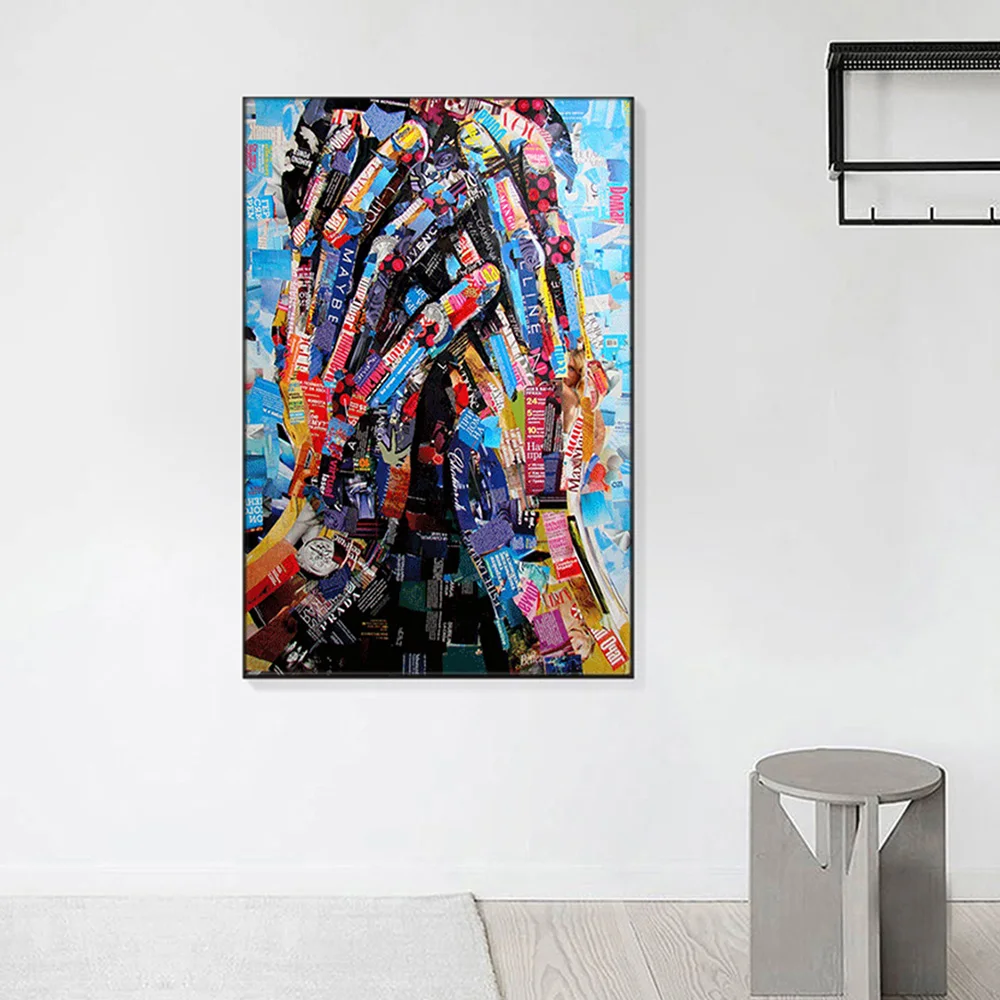 

Cover Face with Hands Colorful Posters Wall Art Canvas Prints Modern Graffiti Figures Paintings Living Room Home Decor Pictures