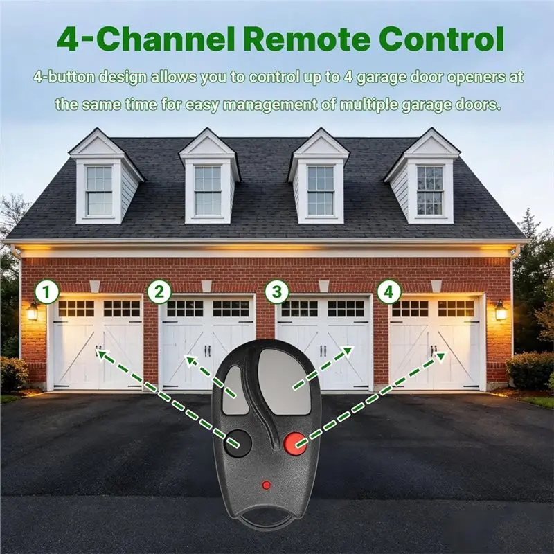 [B24B!】 For Linear Megacode Garage Door Opener Remote For ACT-31B ACP00879 4-Channel Garage Door Opener Remote Control