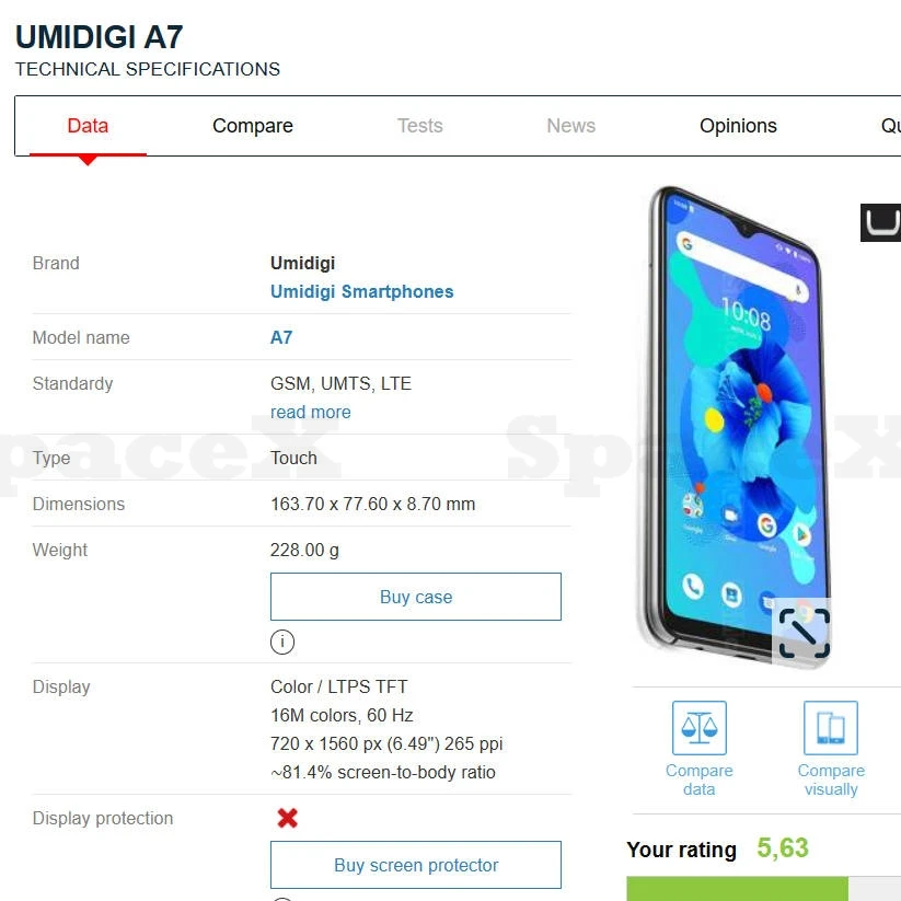 Umidigi A7 6.49