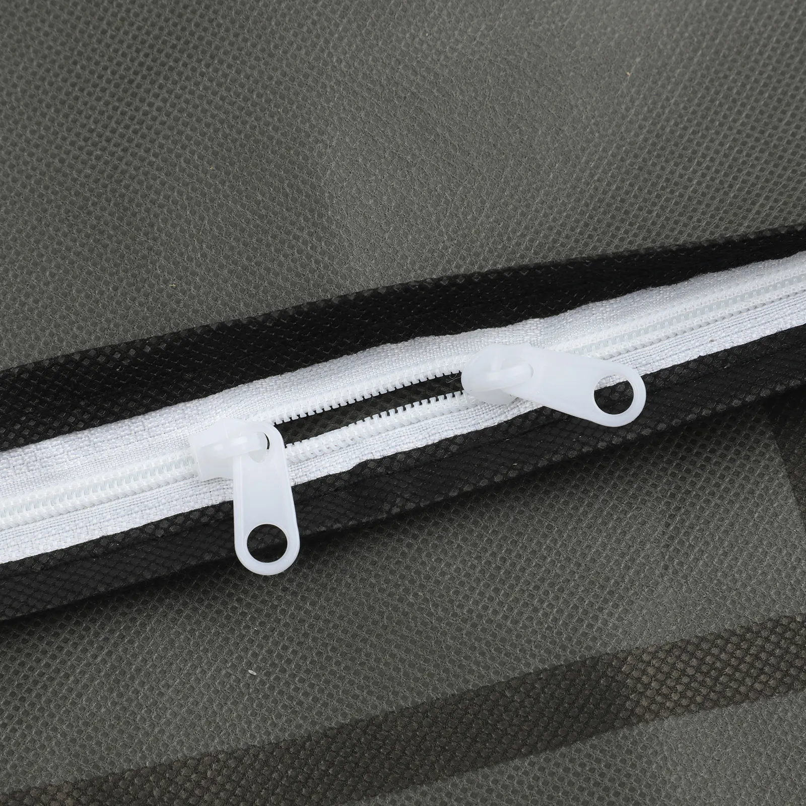 1 Stück 110/140/180L Große Kapazität Tragbare Faltbare Tasche Handgehaltener Kleiderschrank-Organizer mit Doppelreißverschluss und Polsterung – Detail 6