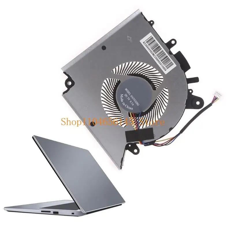 652F Laptop GPU Radiator 5V 1.0A 4 pin 4-wires Cooling Fan Quiet GPU CPU Cooler Laptop Cooler Portable USB Powered