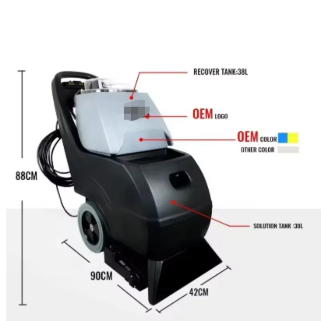 

MLEE300 Hotel Rug Cleaning Machines Cable Type 38 liter Wet And Dry Carpet Scrubbing Machine