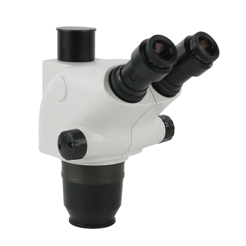 Eakins 6,5-65X Zoom Binocular Trinocular laboratorio industria cabeza de microscopio estéreo para reloj mecánico joyería cirugía PCB inspecciado