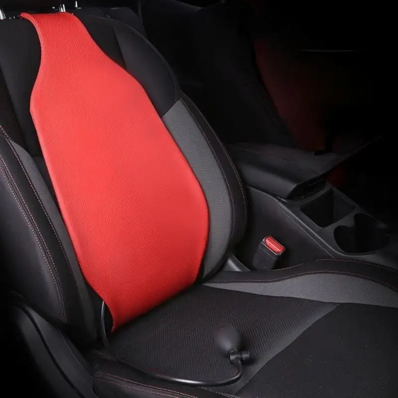 Car Dynamic Air Bag Support Lumbar Cushion Smart Lumbar Support Pillow For Cars Auto Universal Seat Back Waist Rest Protector