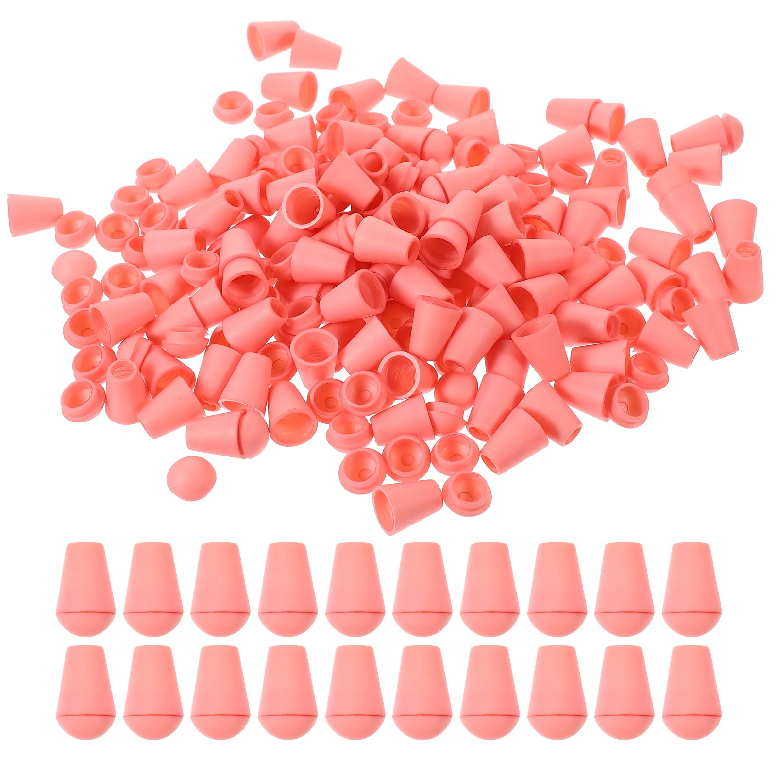 100Pcs Drawstring Cord Locks Strong Plastic Stopper Beads for Jacket Hooded Sweater Drawcord Securing Home Tailor Sewing Use