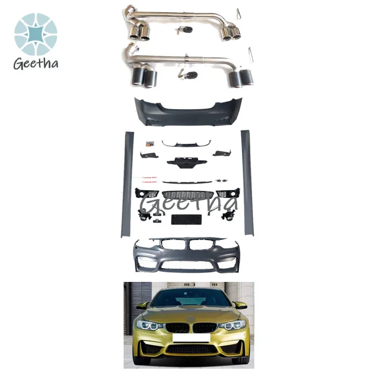 

For New Body Kit 428i 435i M-Tech Design Bodykit Body Kits for BMW 4 Series F32 F33 F36 2013-2020