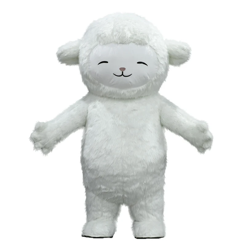 

Sheep Inflatable Plush Costume Adult Character Cosplay Halloween Christmas Animal Party Outdoor Activity Set