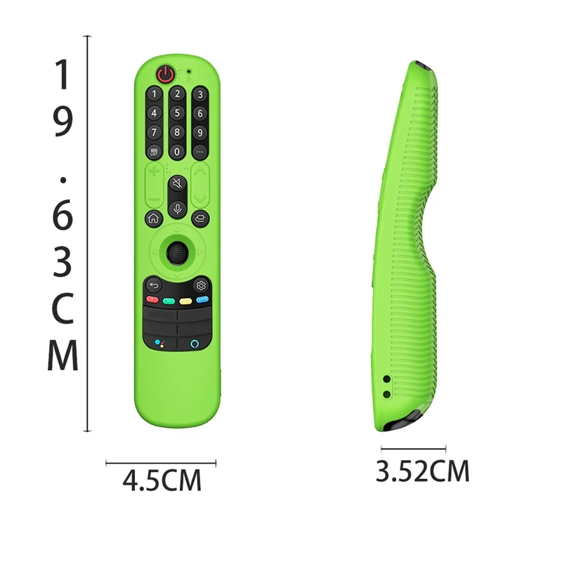 Casing silikon untuk LG AN-MR21GC, penutup pelindung Remote kontrol MR21N/21GA untuk LG OLED TV Remote AN MR21GA