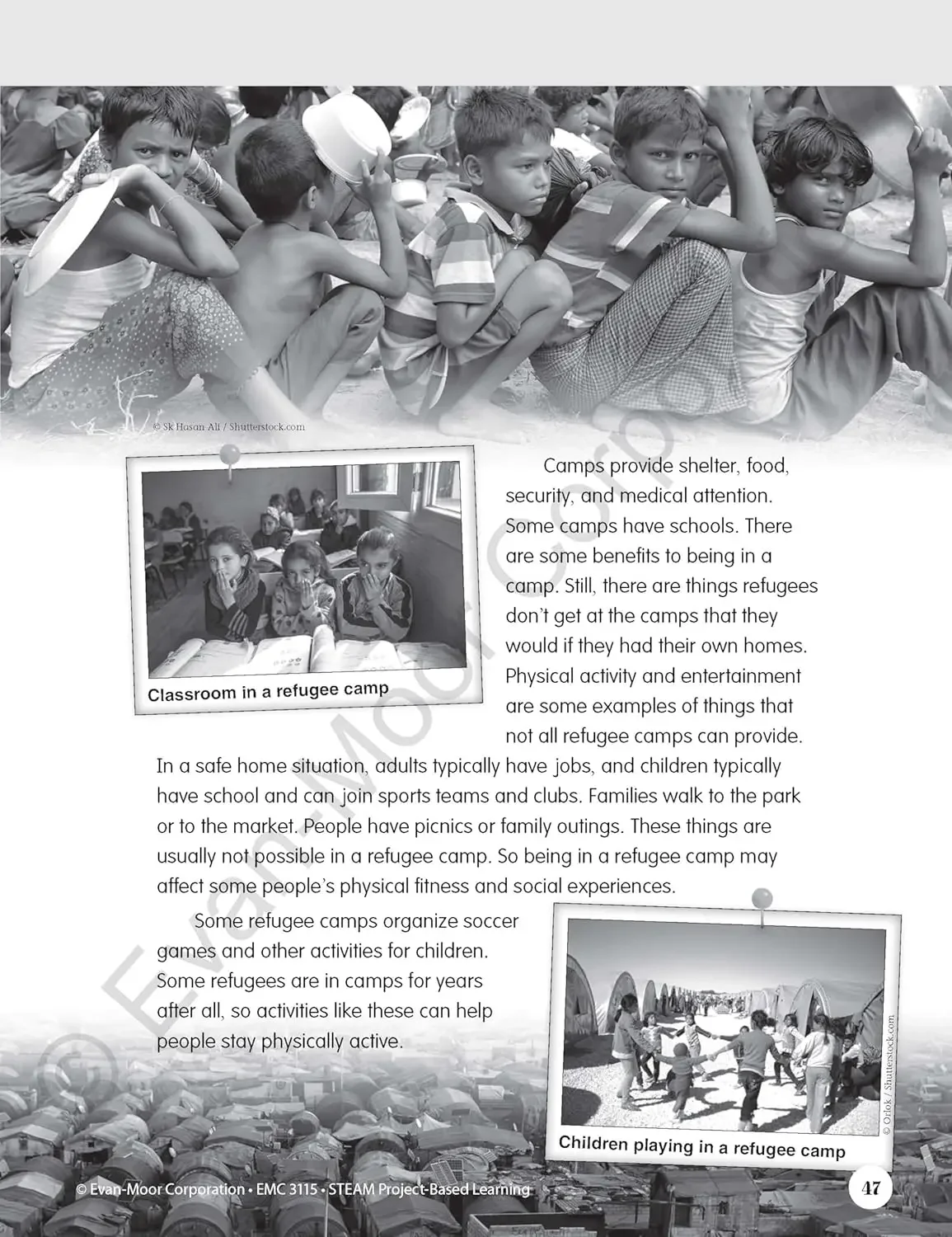 التعلم المبني للمشروع Evan-Moor STEAM، مصنف الصف 5، العمر 9 10 11 12، الكتاب باللغة الإنجليزية 9781645141914