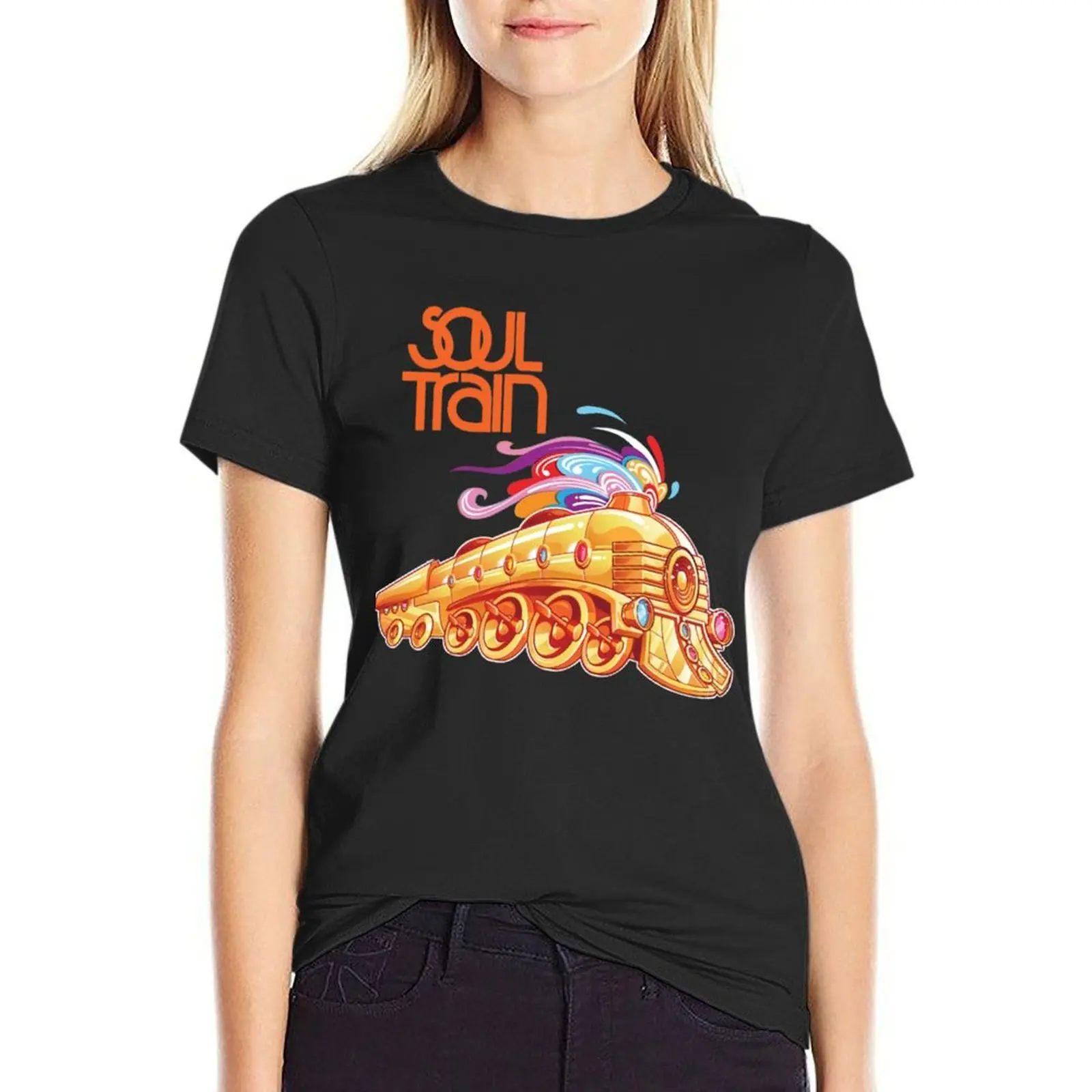 

Soul Train T-Shirt anime vintage black t-shirts for Women