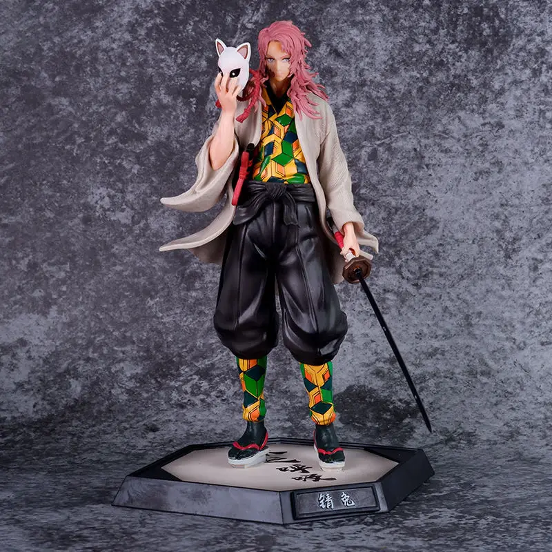 30Cm Demon Slayer/kimetsu No Yaiba Anime Figure Sabito Standing Posture Pvc Action Figure Model Anime Toy Ornaments Collectibles