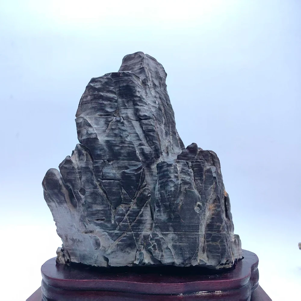 1 قطعة الحجر الطبيعي الآسيوي Suiseki مكتب ديكورات المنزل "الجبال الثلجية" الصخور المعادن الطبيعية Piedras Decorativas الحجر الخام
