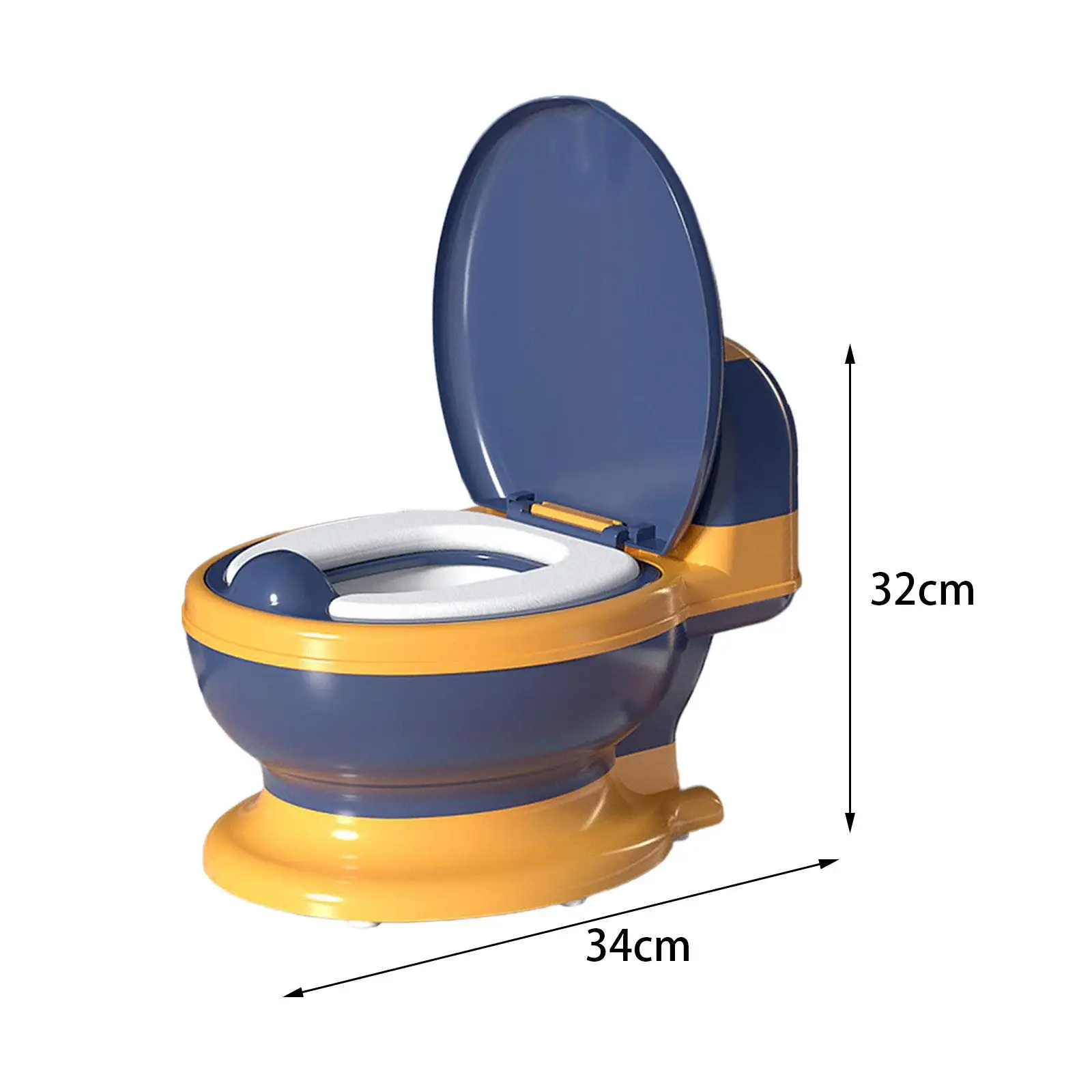 مرحاض الأطفال مع مسح تخزين، وعاء نونية قابل للإزالة للرضع والأطفال