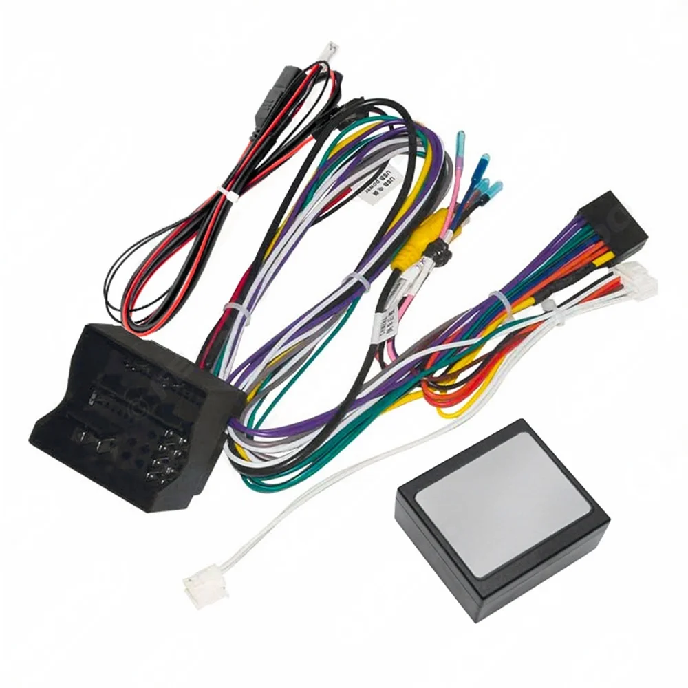 

ISO Cable Adapter CAN Bus Decoder Box Plug Connector Car Android Radio Wiring Harness for Volkswagen Golf7 2015-2020