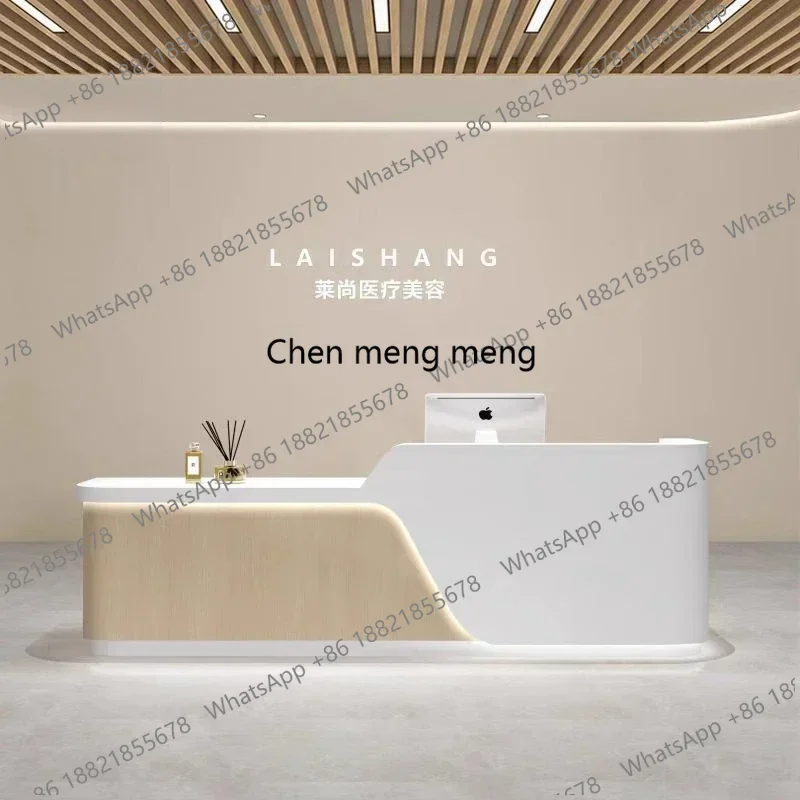 

Горячая распродажа: роскошная стойка ресепшн в современном минималистичном стиле для компаний, учебных заведений, салонов красоты, стоматологических клиник